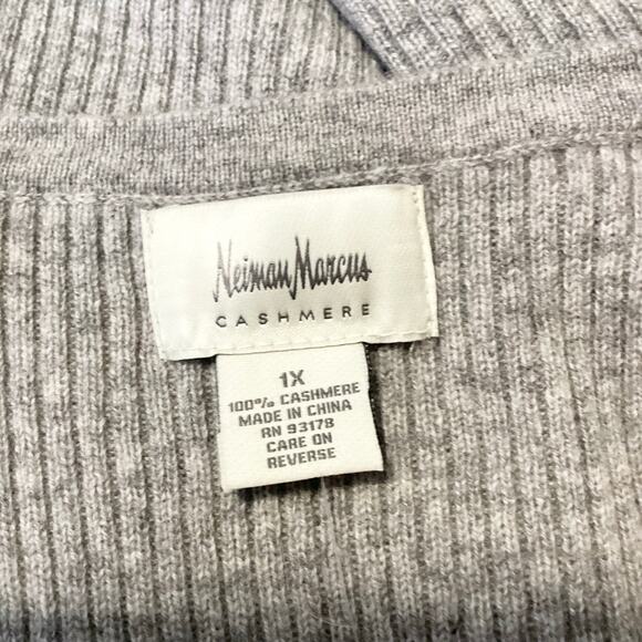 Neiman Marcus 3 Piece Heather Gray 100% Cashmere Lounge Set 1x NWT - Picture 7 of 12